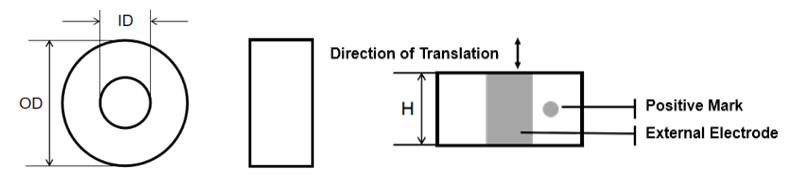 260Khz Piezoelectric Chips Ring