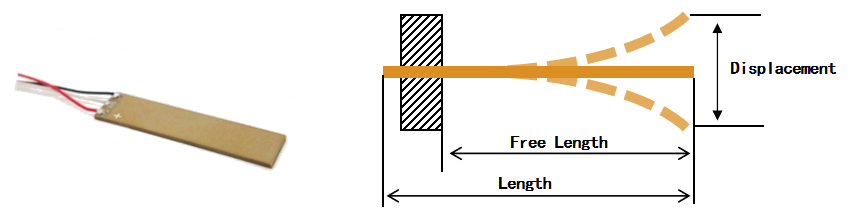 370Hz Piezoelectric Benders