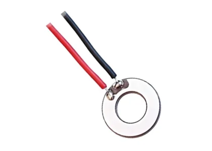Image produit : 1.7MHz anneau en céramique piézoélectrique 13.5x7x1.2mm pour capteurs ultrasoniques